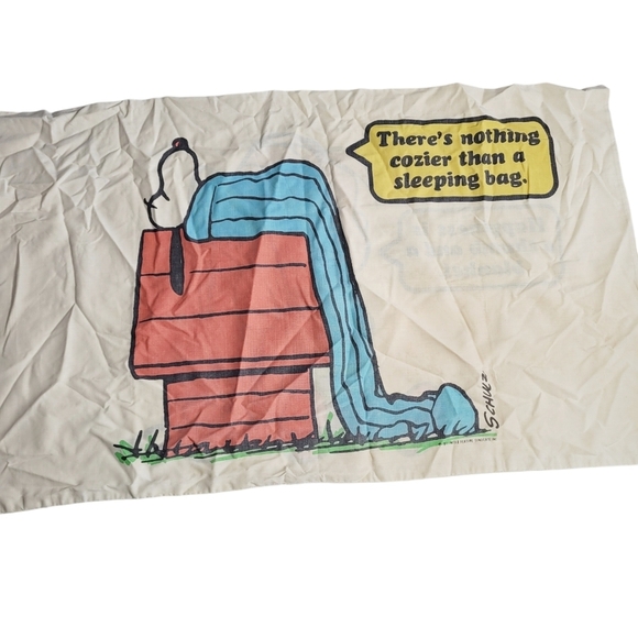 Vintage Peanuts Pillowcase 1971 - Picture 3 of 4